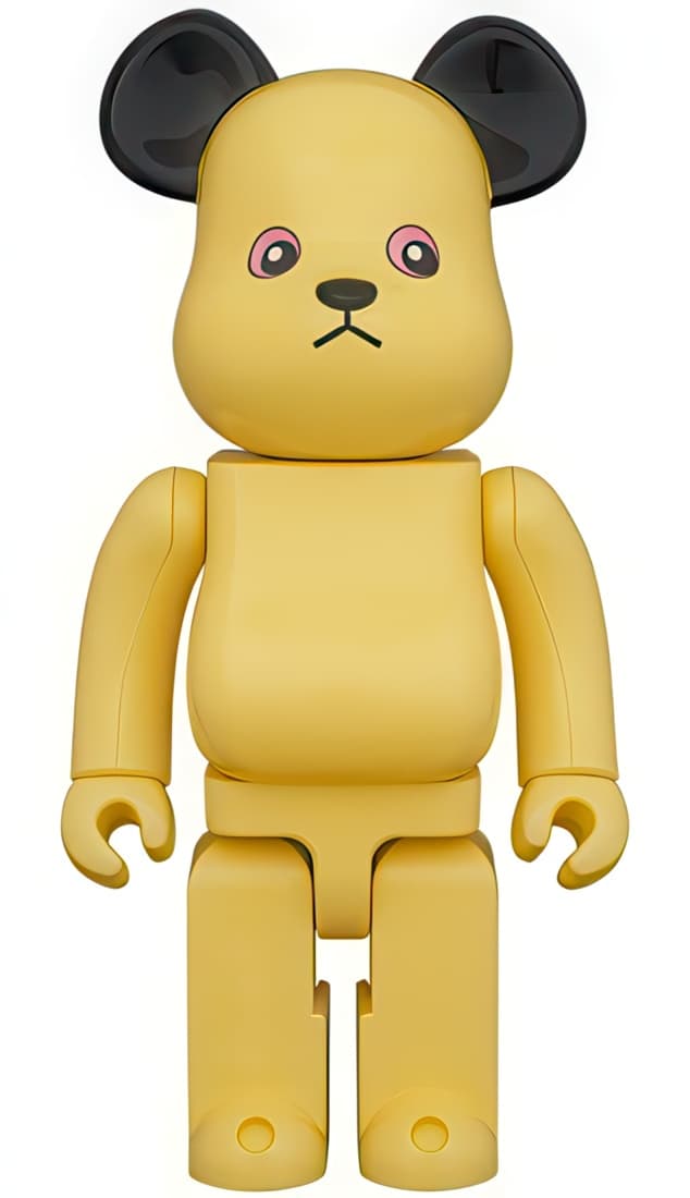 Bearbrick Kellogg's Puffa Puffa Rice Sooty The Bear 400% - 1