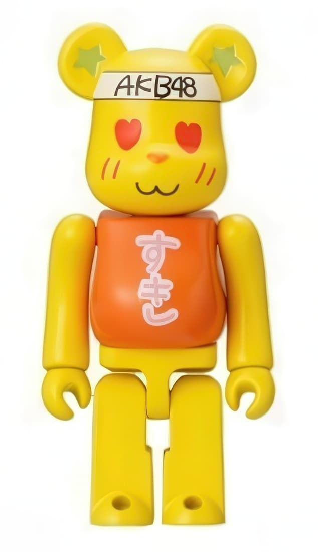 Bearbrick AKB48 Team A Ota Aika 7-Eleven Unbreakable Keychain 100% - 1
