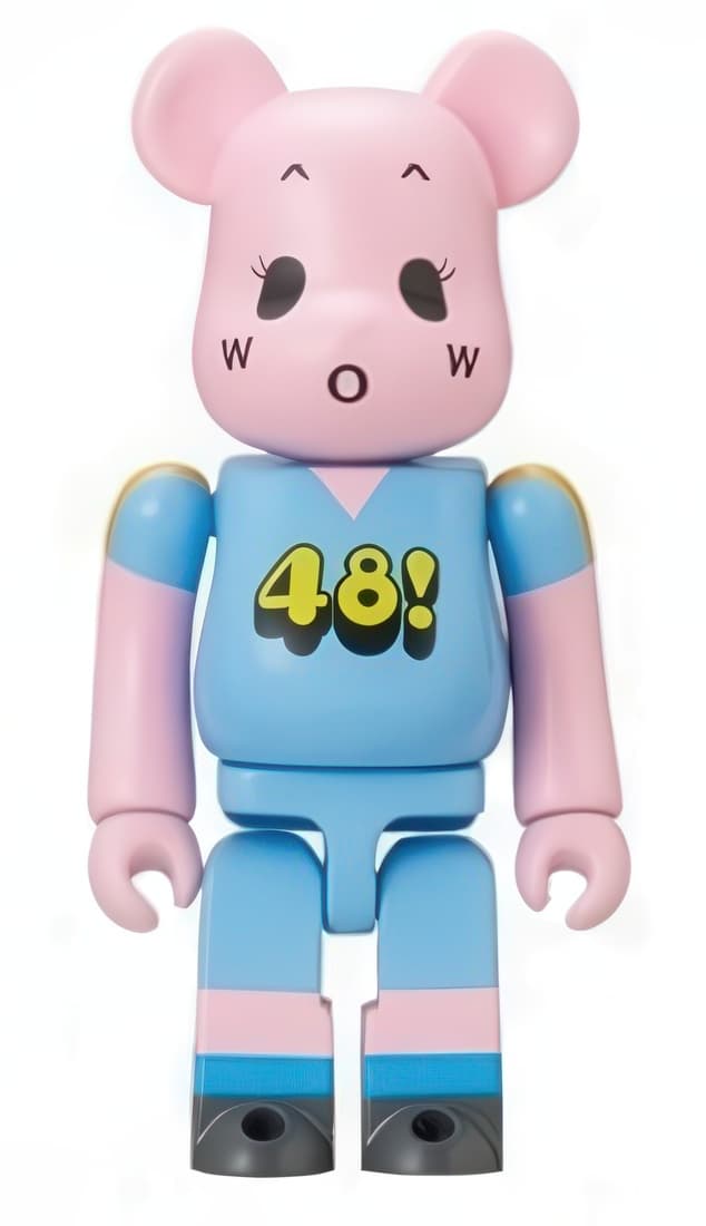Bearbrick AKB48 Team A Sashihara Rino 7-Eleven Unbreakable Keychain 100% - 1
