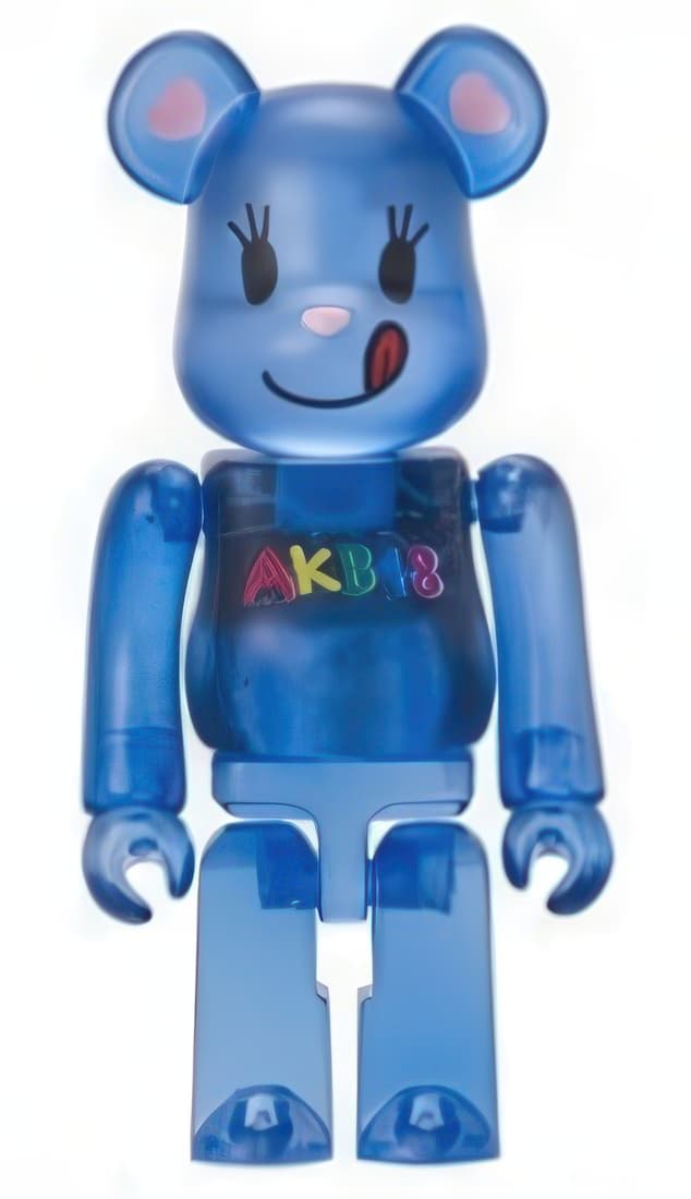 Bearbrick AKB48 Team B Chikano Rina 7-Eleven Unbreakable Keychain 100% - 1