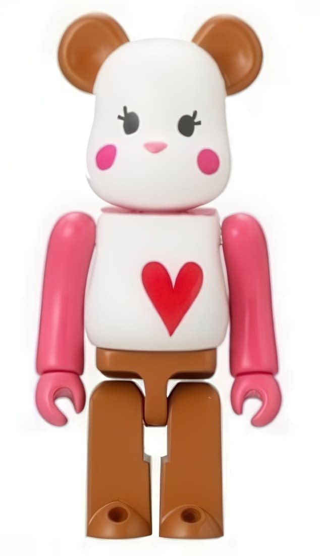 Bearbrick AKB48 Team B Oku Manami 7-Eleven Unbreakable Keychain 100% - 1