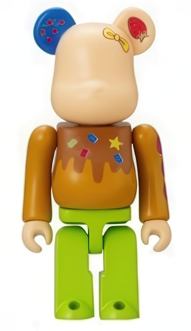 Bearbrick AKB48 Team K Tanabe Miku 7-Eleven Unbreakable Keychain 100% - 1