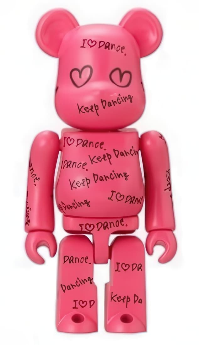 Bearbrick AKB48 Team K Umeda Ayaka 7-Eleven Unbreakable Keychain 100% - 1