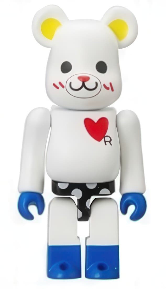 Bearbrick AKB48 Team K Yonezawa Rumi 7-Eleven Unbreakable Keychain 100% - 1