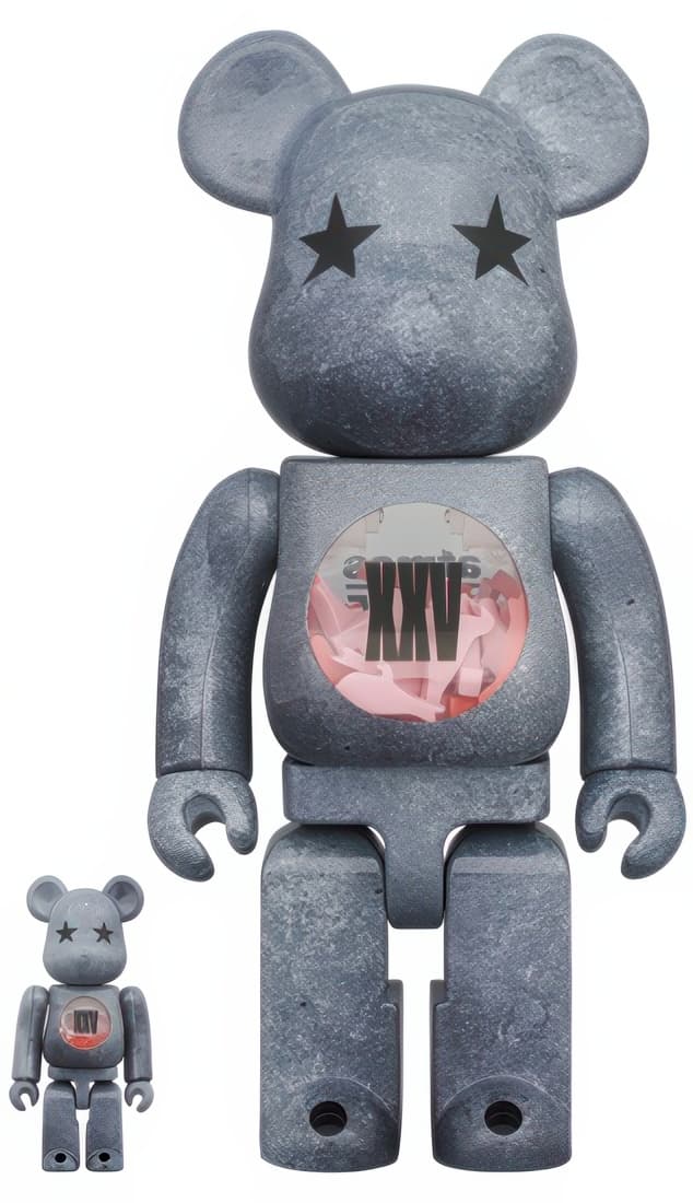 Bearbrick Atmos x Staple #5 400% and 100% - 1