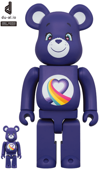 Bearbrick Care Bears Grumpy Bear 400% - 1