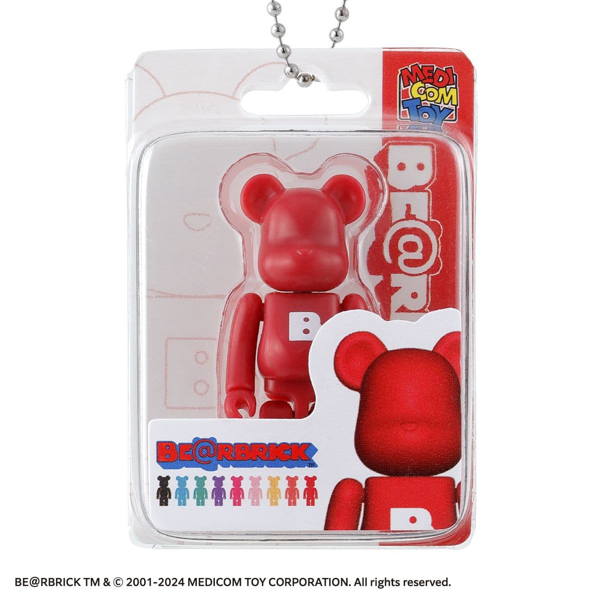 Bearbrick Gashapon Charm Red Letter "B" 50% - 1