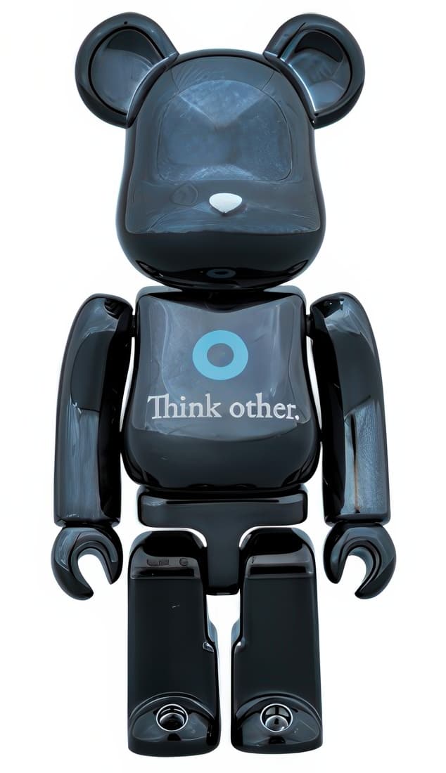 Bearbrick i am OTHER BLACK Think Other 100% - 1